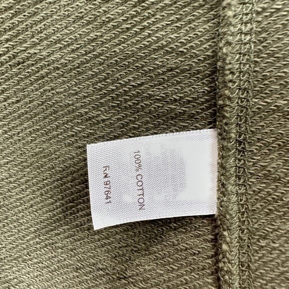 J. Jill Large Knit Blazer Open Waterfall Front Long Sleeve Khaki Pockets Womens - Picture 9 of 10